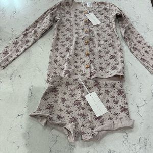 Jamie Kay kids cardi and shorts set
